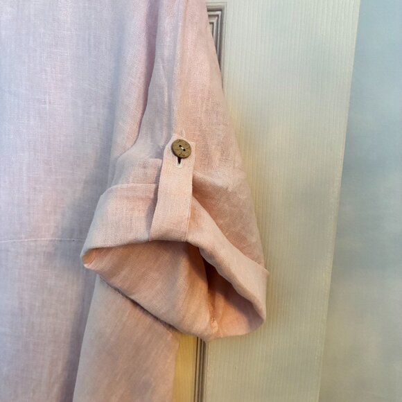 New Collection Pink Linen Dress - EUC - Picture 10 of 10